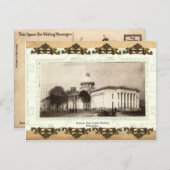 アラバマ州キャピトル建物オールドポストカード ポストカード (正面/裏面)