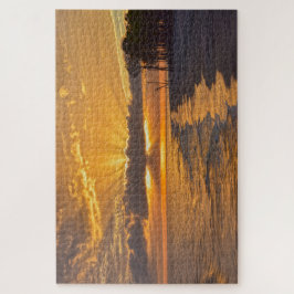 アラバマ州ドーフィン島のサンセットサンビーム ジグソーパズル