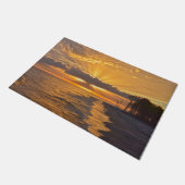 アラバマ州ドーフィン島のサンセットサンビーム ドアマット (アングル)