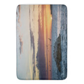 アラバマ州ドーフィン島ペリカンロックサンセット バスマット (正面縦)