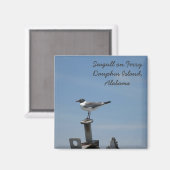 アラバマ州ドーフィン島 マグネット (正面/裏面)