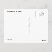 アラバマ州バーミンガムの秋 ポストカード (裏面)