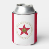 アラバマ州バーミンガム国旗クーラーボックス 缶クーラー (缶正面)