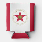 アラバマ州バーミンガム国旗クーラーボックス 缶クーラー (正面)