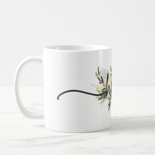 アラバマ州パーソナライズされたユアホームシティ素朴 コーヒーマグカップ (左)