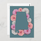 アラバマ州フラワーポストカード ポストカード (正面/裏面)