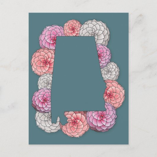 アラバマ州フラワーポストカード ポストカード (正面)