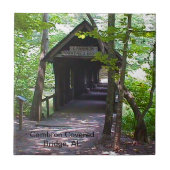 アラバマ州マディソン郡カンブロンカバーブリッジ タイル (正面)