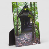 アラバマ州マディソン郡カンブロンカバーブリッジ フォトプラーク (側面)