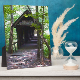 アラバマ州マディソン郡カンブロンカバーブリッジ フォトプラーク