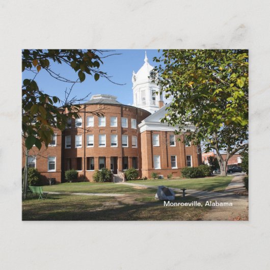 アラバマ州モンロービルのポストカード ポストカード (正面)