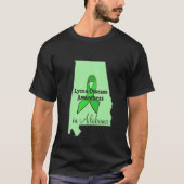 アラバマ州ライム病啓発Tシャツ Tシャツ (正面)