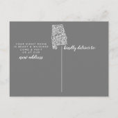 アラバマ州引越しのお知らせポストカード 案内ポストカード (裏面)