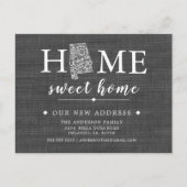 アラバマ州引越しのお知らせポストカード 案内ポストカード (正面)