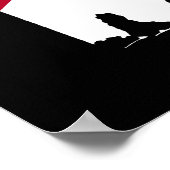 アラバマ州旗の色 ポスター (角)