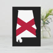 アラバマ州旗の色 招待状 (スタンド正面)