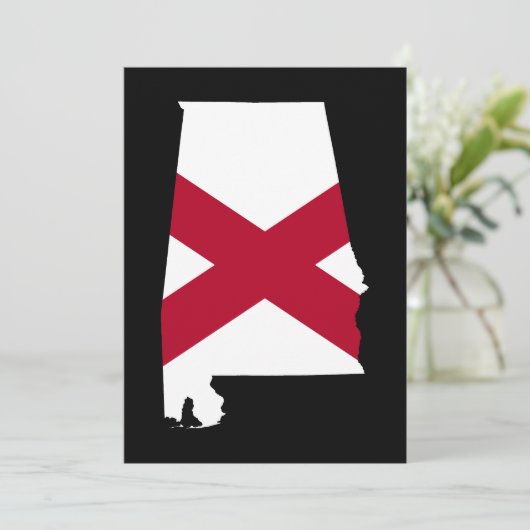 アラバマ州旗の色 招待状 (スタンド正面)