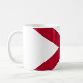 アラバマ州旗を持つマグカップ州 – 米国 コーヒーマグカップ (左)