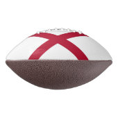 アラバマ州旗を持つ愛国的なアメリカンフットボール アメリカンフットボール (回転270)