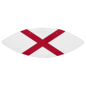 アラバマ州旗を持つ愛国的なアメリカンフットボール アメリカンフットボール (パネル)