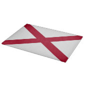 アラバマ州旗を持つ愛国的な裁断ボード カッティングボード (角)