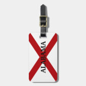 アラバマ州旗カスタム手荷物タグ ラゲッジタグ (正面縦)