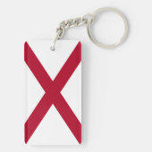 アラバマ州旗キーチェーン キーホルダー (裏面)