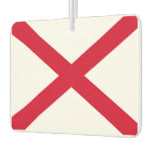 アラバマ州旗デザイン カーエアーフレッシュナー (左)