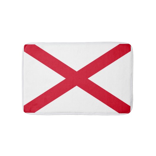アラバマ州旗デザイン バスマット (正面)
