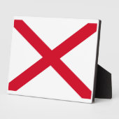 アラバマ州旗デザイン フォトプラーク (側面)