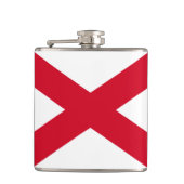アラバマ州旗デザイン フラスク (正面)