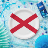 アラバマ州旗デザイン ペーパープレート (パーティー)