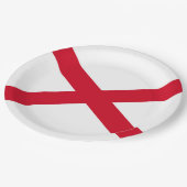 アラバマ州旗デザイン ペーパープレート (アングル)