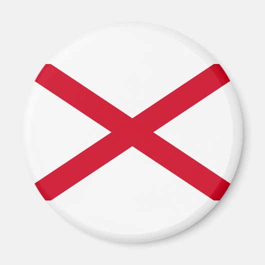 アラバマ州旗デザイン マグネット (正面)