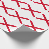 アラバマ州旗デザイン ラッピングペーパー (角)