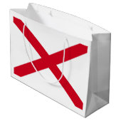 アラバマ州旗デザイン ラージペーパーバッグ (裏面アングル)