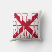 アラバマ州旗文字 クッション (裏面)