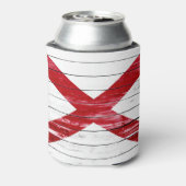 アラバマ州旗絵を描オンウッド 缶クーラー (缶裏面)