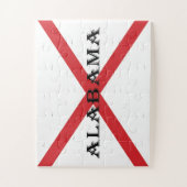 アラバマ州旗11x14 30pc jpcnt ジグソーパズル (縦)