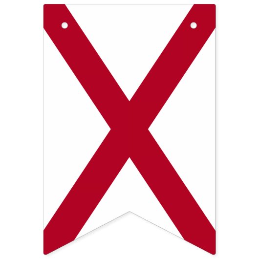 アラバマ州旗、アメリカ州旗の旗 バンティングフラッグ (第1の旗)