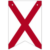 アラバマ州旗、アメリカ州旗の旗 バンティングフラッグ (第3の旗)