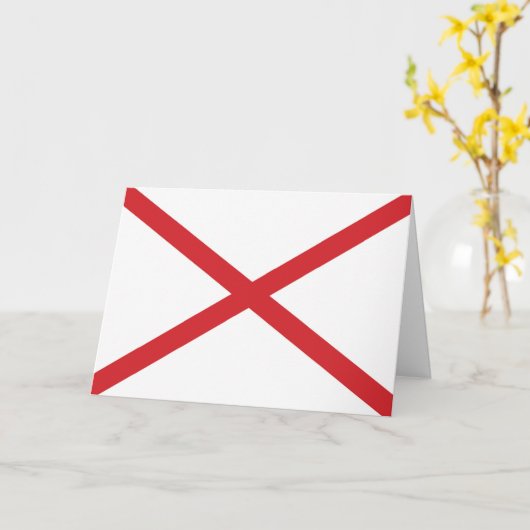 アラバマ州旗 カード (黄色い花)