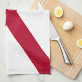 アラバマ州旗 キッチンタオル (四つ折り)