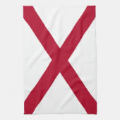 アラバマ州旗 キッチンタオル (縦)