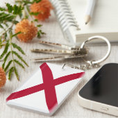 アラバマ州旗 キーチェーン (正面右)