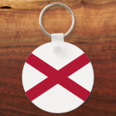 アラバマ州旗 キーホルダー (正面)