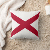 アラバマ州旗 クッション (ブランケット)