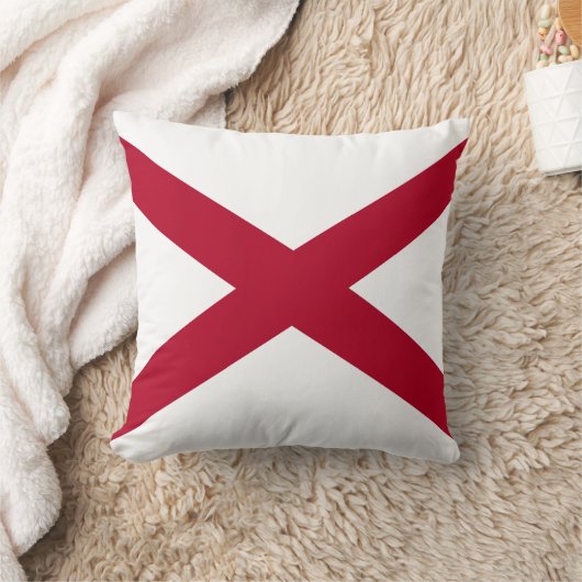 アラバマ州旗 クッション (ブランケット)