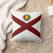 アラバマ州旗 クッション (ブランケット)