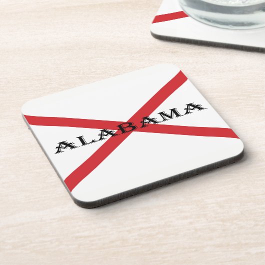 アラバマ州旗 コースター (左側)